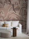 Indigo Garden Mural 9593W Wallpaper