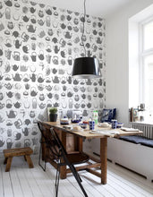 Teatimepots DM218-2 Mr Perswall Wallpaper