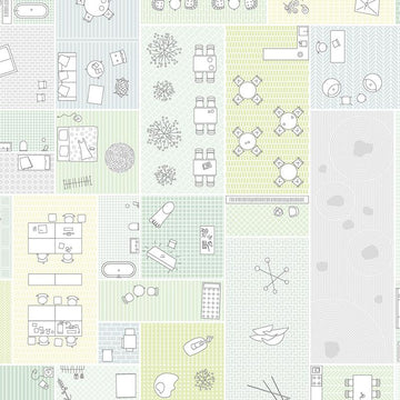 Plan Green e040504-6 Mr Perswall Wallpaper