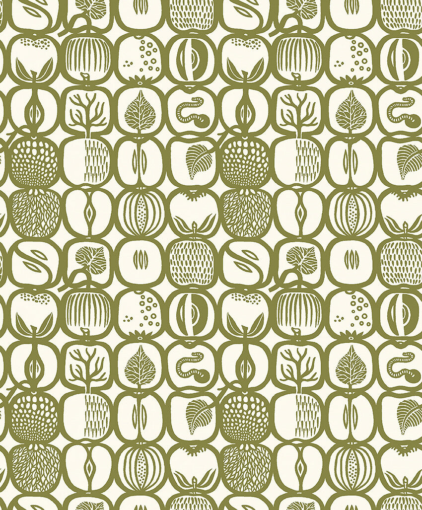 SCANDINAVIAN DESIGNERS III 1971 Stig Lindberg Fruktlåda Wallpaper