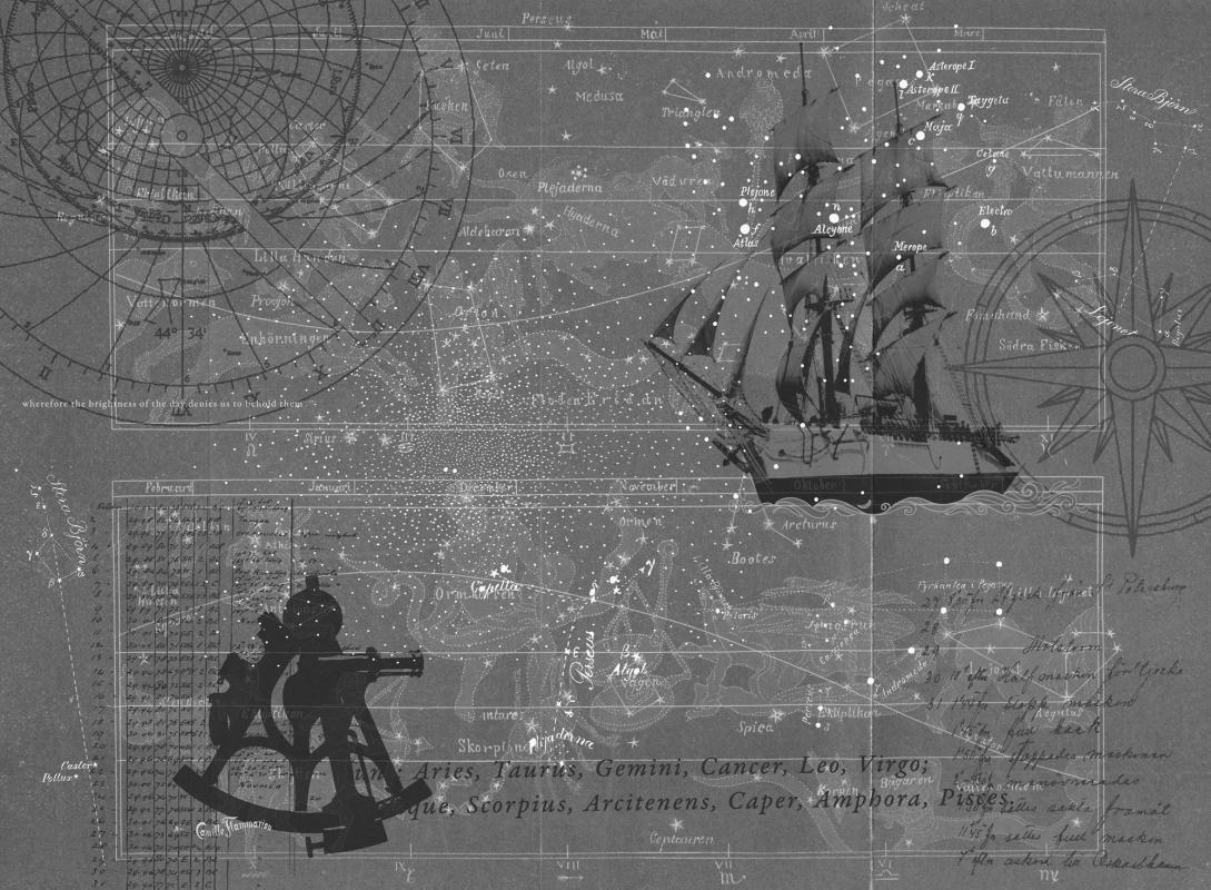 Star Map P112601-8 Mr Perswall Wallpaper