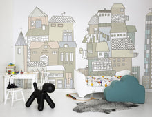 for kids Cartoon City p122101-4 Mr Perswall Wallpaper