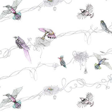 Mechanical Birds - Save the urban nature P201101-0 Mr Perswall Wallpaper