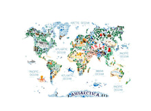 The Cutest World Map Ever p270505-8 Mr Perswall Wallpaper