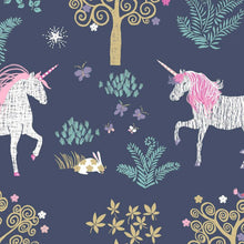 Unicorns - Blue p280106-4 Mr Perswall Wallpaper