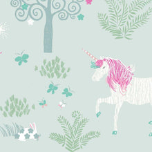 Unicorns - White p280108-4 Mr Perswall Wallpaper