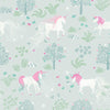 Unicorns - Mint p280107-4 Mr Perswall Wallpaper