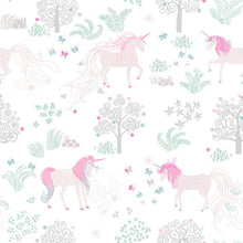 Unicorns - White p280108-4 Mr Perswall Wallpaper