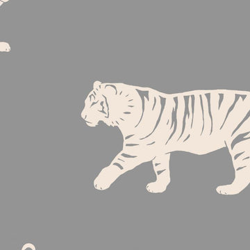 Tigers - Grey p280132-4 Mr Perswall Wallpaper