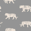 Tigers - Grey p280132-4 Mr Perswall Wallpaper