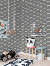 Tigers - Grey p280132-4 Mr Perswall Wallpaper