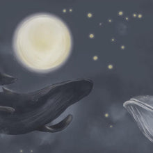 Whales in the Sky - Dark Mr Perswall Wallpaper