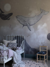 Whales in the sky PW212801 Mr. Perswall Wallpaper